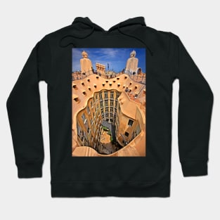 Vertigo on La Pedrera - Barcelona Hoodie